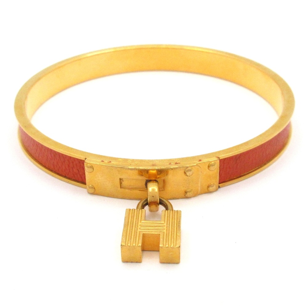 Hermès Kelly Bangle Orange Gold